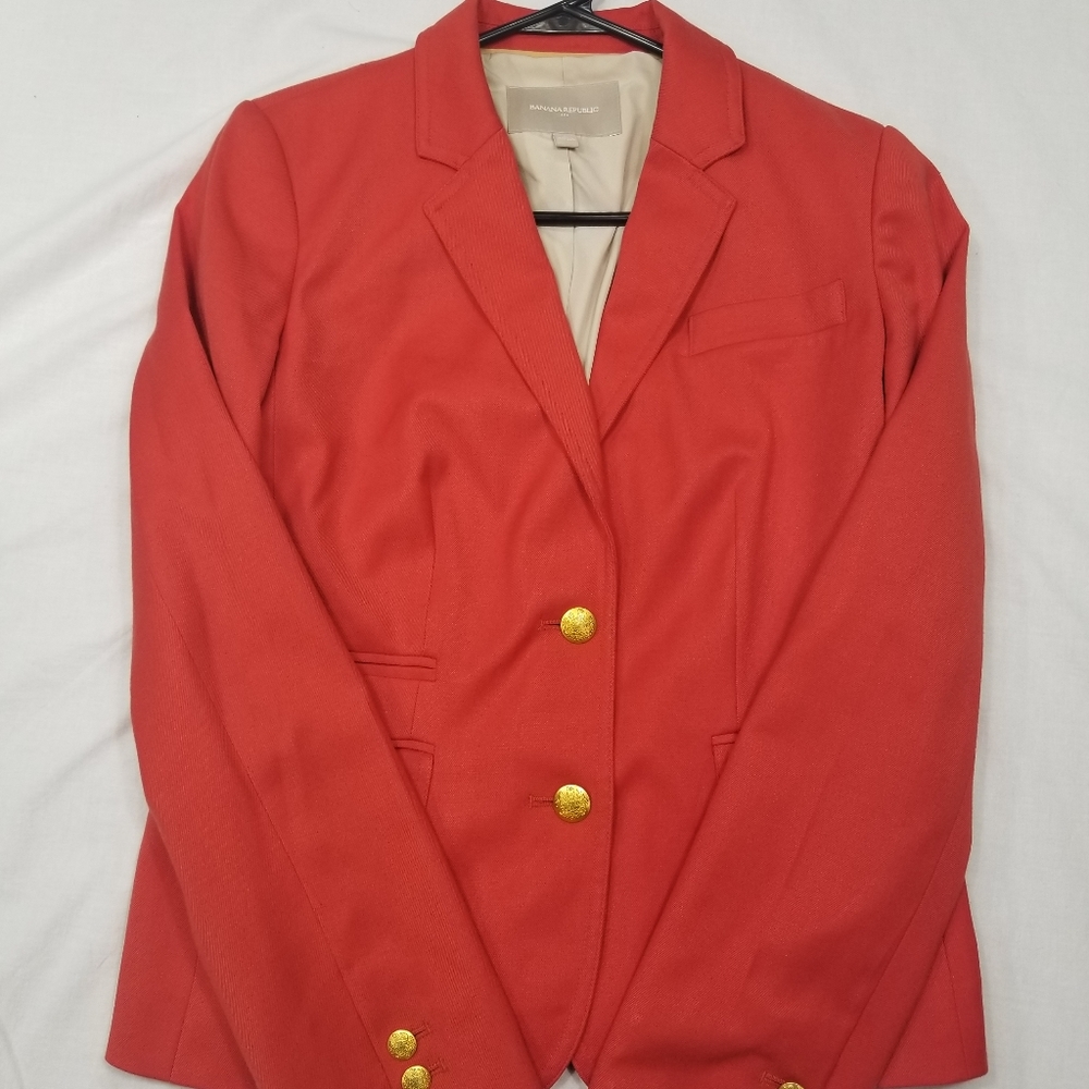 Banana Republic Orange Blazer